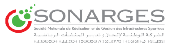 الشركة الوطنية لإنجاز وتدبير المنشآت الرياضية (SONARGES)